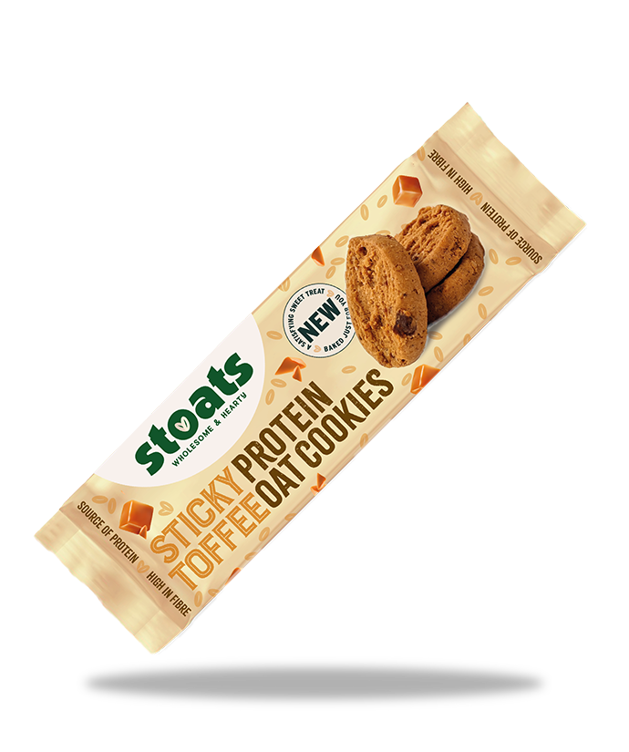 Sticky Toffee Protein Oat Cookies 6 Pack Stoats